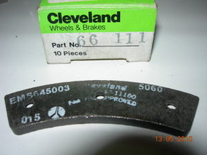 Lining, Brake - Organic - Cleveland
