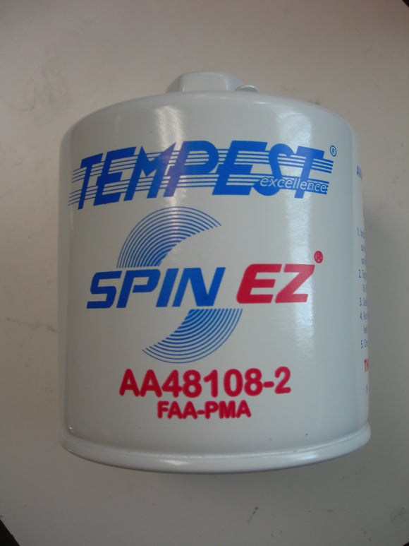 Filter, Oil - AA48108-2 - Spin-on EZ - Short - 3/4-16 Female - Tempest