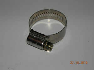 Clamp, Worm Drive - Hose - Aero-Seal - Breeze - 13/16 to 1 1/2" - Stainless Band - Steel Hex Screw