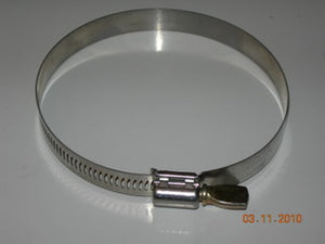 Clamp, Worm Drive - Hose - Aero-Seal - Breeze - 3 5/16 to 4 1/2" - Stainless Band - Steel Thumb Screw