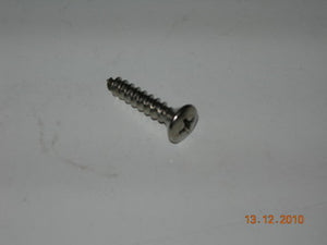 Screw, Sheet - Non Structural - Countersunk - Oval Head - #10 - 1" OL - Pointed - Stainless