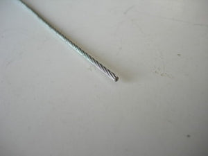 Cable, 1/16" Diameter - 7x7 Strands - Galvanized