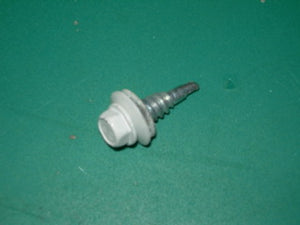 Screw, #12 Steel Self-Drilling - 5/16" Hex Head - .398-.432 Neoprene Washer - 3/4" Long - White
