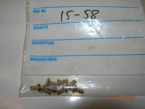 Screw, Plate - Carburetor