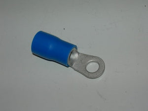 Terminal, Ring - Blue - 6 AWG - 1/4" Stud