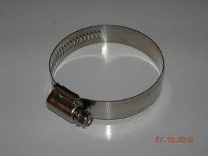 Clamp, Worm Drive - Hose - Aero-Seal - Breeze - 1 9/16 to 2 3/4" - Stainless Band/Hex Screw