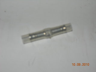 Splice, Butt - Clear - 24-22 AWG - Insulated - AMP