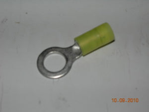 Terminal, Ring - Yellow - 12-10 AWG - 3/8" Stud