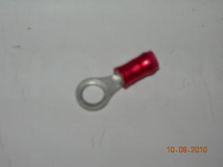 Terminal, Ring - 22-18 AWG - #10 Stud - Red Nylon Insulated