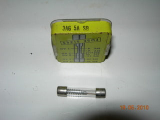 Fuse,  5 Amp - 3AG - Sloblow