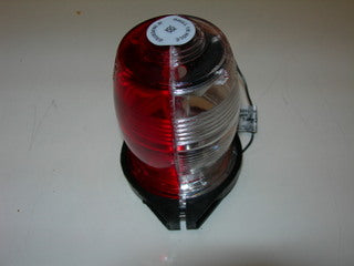 Beacon, Strobe Flash Tube - 12 V - Red/Clear Lens - Whelen