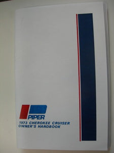 Manual, Piper - Cherokee Cruiser PA28-140 - 1973 - Pilot's Owner's Handbook