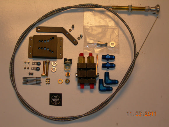 AirWard Van's Parking Brake Kit - WITHOUT MATCO PVPV-D Valve - WITH Cable