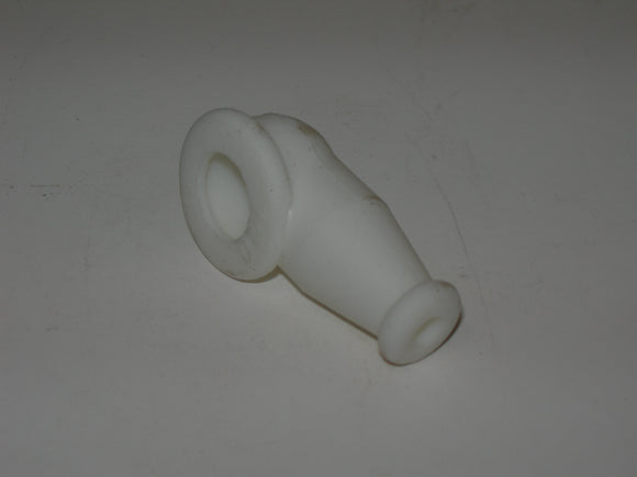 Nipple, Electrical Terminal - 1.38 OL - .40 DIA - .16 Hole - White