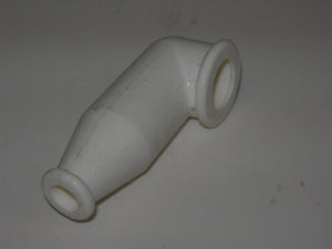 Nipple, Electrical - Terminal - 2.50 OL - .31 DIA - .56 Hole - White