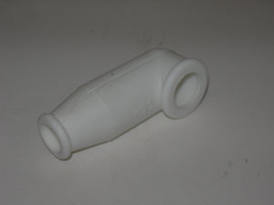 Nipple, Electrical Terminal - 2.50" OL - .56" DIA - .43" Hole - White