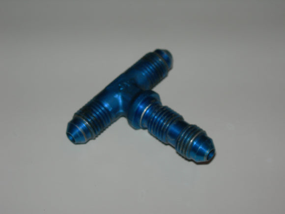 Tee, Bulkhead on Side - Flare-Flare-Flare - 1/4
