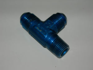 Tee, Pipe on Run/Flare/Flare - 3/8" NPT - 1/2" Tube OD