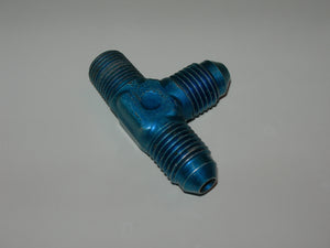 Tee - Pipe on Run/Flare/Flare - 1/8" NPT - 1/4" Tube OD