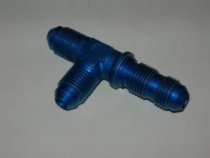 Tee, Bulkhead on Run - Flare/Flare/Flare - 5/16" Tube OD
