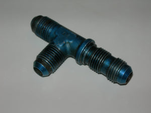 Tee, Bulkhead on Run - Flare/Flare/Flare - 3/8" Tube OD