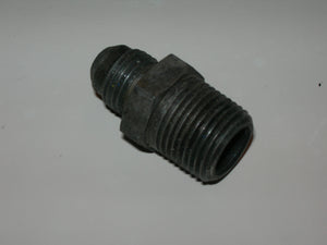 Nipple, Pipe/Flare - Straight - 3/8" NPT - 1/2" Tube OD - Steel
