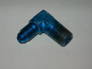 Adapter, 90' - Pipe/Flare - 1/4" NPT - 1/4" Tube OD