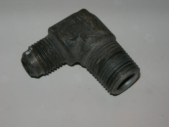 Adapter, Pipe/Flare - 90' - 3/8