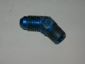 Adapter, 45' - Pipe/Flare - 1/8" NPT - 1/4" Tube OD