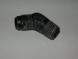 Adapter, Pipe/Flare - 45' - 1/4" NPT - 3/8" Tube OD - Steel