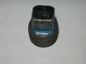 Plug, Square Head - NPT - 1/2" NPT - Lockwire Hole - Steel