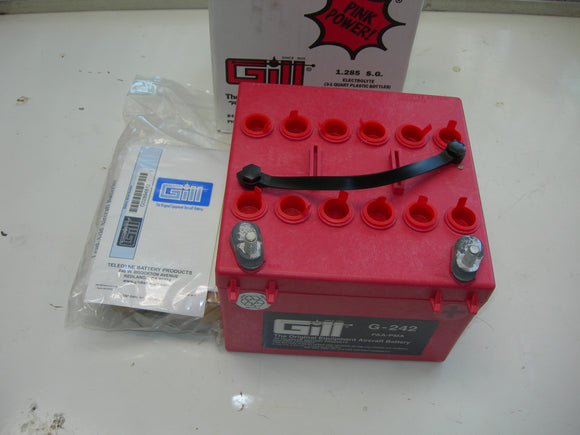 Battery, 24 Volt - Gill - with Acid