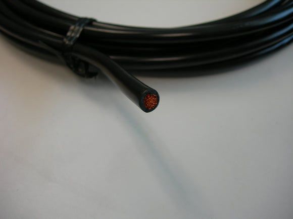 Cable, Battery - 6-Gauge - Multi-Strand - Copper Core - Black Covering