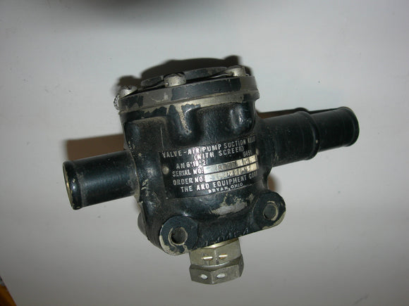 Valve, Air Pump Suction Relief - Model 9451 - ARO