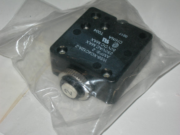 Breaker, Circuit - Push/Reset - 2 Amp