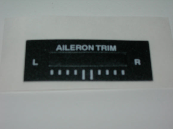 Label, Aileron Trim - Small - Ray Allen