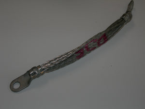 Strap, Grounding - 7 1/2" between 5/16" Holes - 1"  Wide Braid