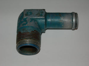 Nipple, Elbow 90' - Pipe/Hose - 3/4" NPT - 3/4" ID Hose