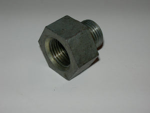 Adapter, Straight - Female/Male - 5/16" Tube OD - 1/2" Tube OD - Steel