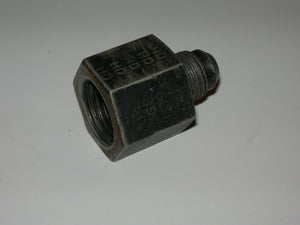 Adapter, Female - Straight to Male 37' - 1/2" Tube OD - 3/8" Tube OD - Steel