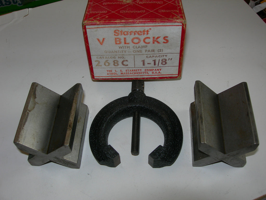Set, V Blocks with Clamp 1 1/8" Capacity Starrett AirWard, Inc