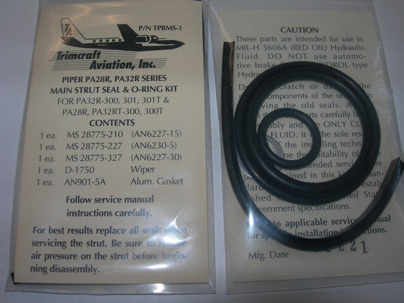 Kit, Strut Seal - Nose - PA28R/32R - Trimcraft