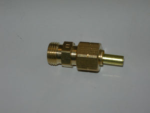 Union, Straight - 1/8" NPT to 1/4" OD Plastic Tube - Brass