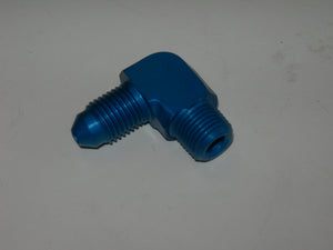 Adapter, Pipe/Flare - 90' - 1/8" NPT - 3/16" Tube