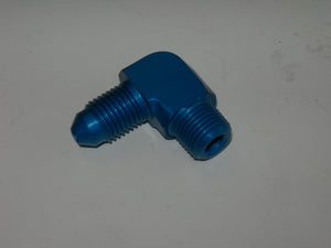 Adapter, Pipe/Flare - 90' - 1/8" NPT - 3/16" Tube