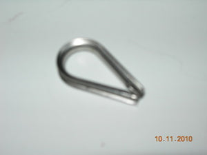 Thimble, Wire Cable - 1/16" to 5/64" Cable - Stainless