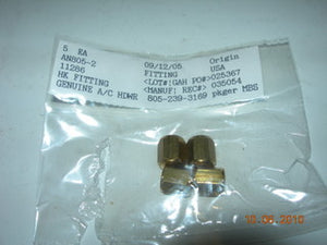 Nut, Primer/Oxygen - 1/8" OD Tube - Brass