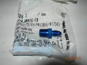 Nipple, Straight - Pipe/Flare - 1/8" NPT - 1/8" Tube OD