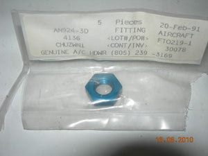 Nut, Bulkhead - Adapters - 3/8-24 - 3/16" OD Tube