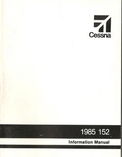 Manual, Cessna - 152 - 1985 - Information Manual